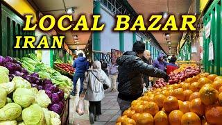 Local fruit and vegetable Market in Tehran 2024 - Price in Local Bazar in IRAN ایران