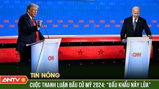 Bầu cử Mỹ 2024 Cục diễn chính trường Mỹ liệu có thay đổi trong màn tranh luận?  ANTV