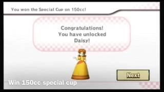 Mario Kart Wii  How To Unlock All Characters