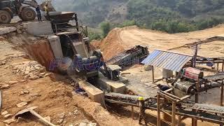 Barite washing plant and barite jigging plant in Laos