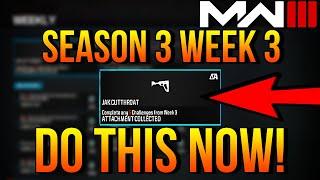How To Complete ALL SEASON 3 WEEK 3 Challenges MW3 Multiplayer