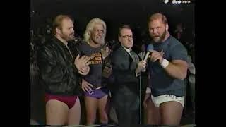 The Horsemen invite Sting to join them. WCW December 1989.