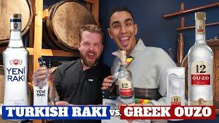 BRITISH LADS TRY TURKISH RAKI VS GREEK OUZO