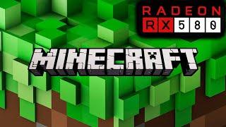 Minecraft  RX 580 8GB  FullHD Maximum Settings 2023
