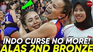 2ND HISTORY BRONZE MEDAL 13 Lose Streak ENDED PILIPINAS 1st SEAVL PODIUM 1st WIN vs INDONESIA