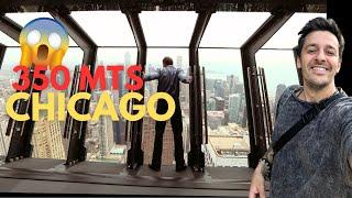  360 CHICAGO colgando a 350 mts de altura ‍