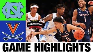 #10 North Carolina vs Virginia Highlights  NCAA Mens Basketball  2024 College Basketball