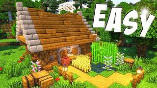 Perfect Minecraft Starter House Tutorial 2024