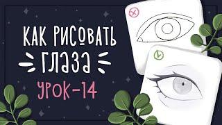 Урок 14 - Как нарисовать глаза  Уроки рисования