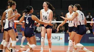 USA  Netherlands｜Womens Volleyball Friendly Match for #Paris2024｜10 July 2024