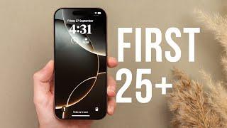 iPhone 16 Pro - First 25 Things To Do Tips & Tricks