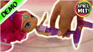 Shimmer and Shine deutsch  Meerjungfrau mit bunten Haaren  Nickelodeon Junior Fisherprise Püppchen