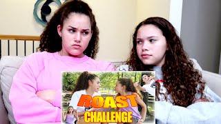 REACTING To Our First ROAST Ever Haschak Sisters