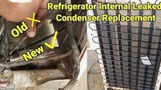 LG single door fridge repair. #condenser leakage repair fridge. #gas #charging #azamservice #r134