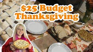 $25 Budget Thanksgiving  Couples and Small Families
