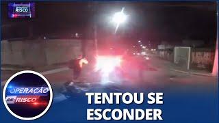 Ladrões roubam duas motos e acabam detidos após perseguição policial