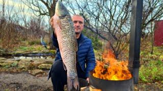 РЫБУ НЕ ЖАРЬ ПОКА НЕ ПОСМОТРИШЬ БЕЛЫЙ АМУР НА МАНГАЛЕ. ШАШЛЫК ИЗ РЫБЫ. ENG SUB