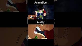 Animation vs. Reality  Bardock vs Frieza