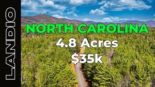 NORTH CAROLINA Land for Sale • 4.8 Wooded Acres with Power • LANDIO