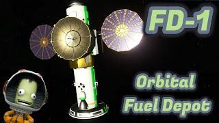 Launching an ORBITAL FUEL DEPOT FD-1 in KSP 2  KSP 2