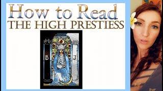 What does the high priestess mean in a tarot reading by Jennifer Walker Zen