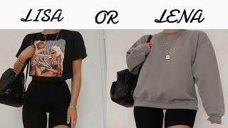 LISA & LENA  Clothes Food Accessories..etc Which would you rather