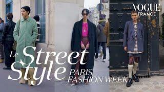 What are People Wearing During Paris Fashion Week? 16 Looks  STREET STYLE #5  Vogue France