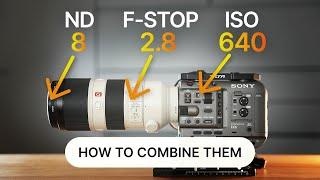 How F-STOP ISO and ND-values work together