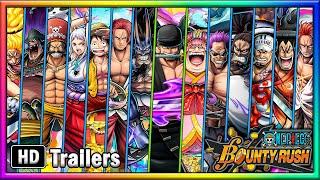  All EXtreme Character Trailers 1st - 4th Anniversary  One Piece Bounty Rush OPBR EN