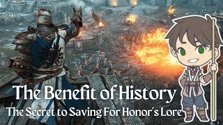 The Benefit of History Saving For Honors Lore