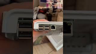 Raspberry pi Desktop chassis cable modem mod