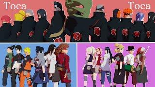 Toca Toca - Naruto Boys*Naruto Girls*Akatsuki  Naruto MMD