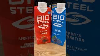 Bio Steel Mixed Berry and Blue Raspberry Flavor Review #shorts