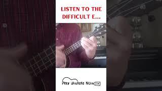 E CHORD MADE EASY on the UKULELE #ukulelebeginner #ukuleletutorial #ukulele #ukulelechords