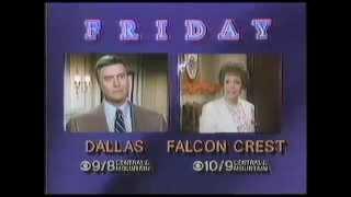 1985 CBS Dallas and Falcon Crest Promo