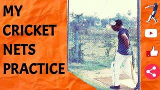 Batting Practice  Nets  Matting wicket  RAVIKRISHNA CRICKET