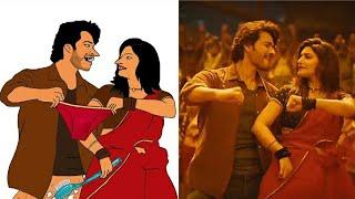 Kurchi Madathapetti Full Video Song Drawing Meme Guntur kaaram  Mahesh Babu  Sreeleela