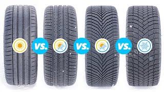 Michelin Pilot Sport 4S vs PIlot Sport AllSeason 4 vs CrossClimate 2 vs X-Ice Snow Tested and Rated