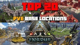 ARK Fjordur  TOP 20 BEST PVE Base Locations