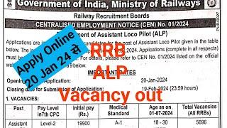 Railway ALP NEW RECRUITMENT 2024 BIG UPDATE ALP 2024 VACANCY 5696