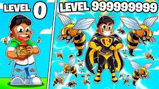 I MADE A LEVEL 999999999 ROBLOX BEE TYCOON