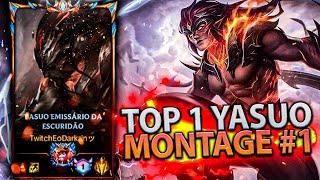 EODARKZIN TOP 1 YASUO MONTAGE #1 LEAGUE OF LEGENDS WILD RIFT MELHORES MOMENTOS DAS LIVES