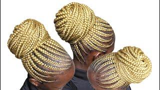 HOW TO FIX Ghana braiding  Parting and Gripping Hair Root Easily