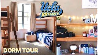 UCLA freshman dorm tour  plaza triple private bathroom DeNeve