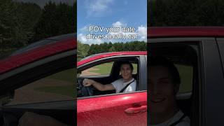 POV your date drives a rally car