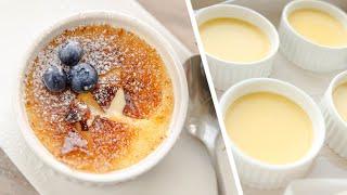 Easy to make at home CREME BRÛLÉE the most delicious French dessert  Creme Brûlée easy recipe