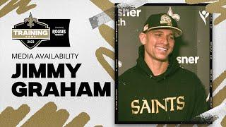 Jimmy Graham talks Saints return return to city of New Orleans  Saints Training Camp 2023