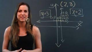 How to Write Equations for the Vertical & the Horizontal Lines Passing Through the P...  Math Tips