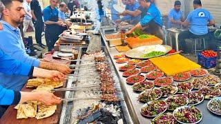 Giant Kebab Bazaar - 10000 Kebab Sales Every Day - Turkish Street Food Compilation