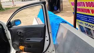 Nissan Sunny car seat cover installation